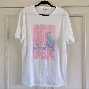 NWT Johnny Cash t-shirt Old Navy unisex Large